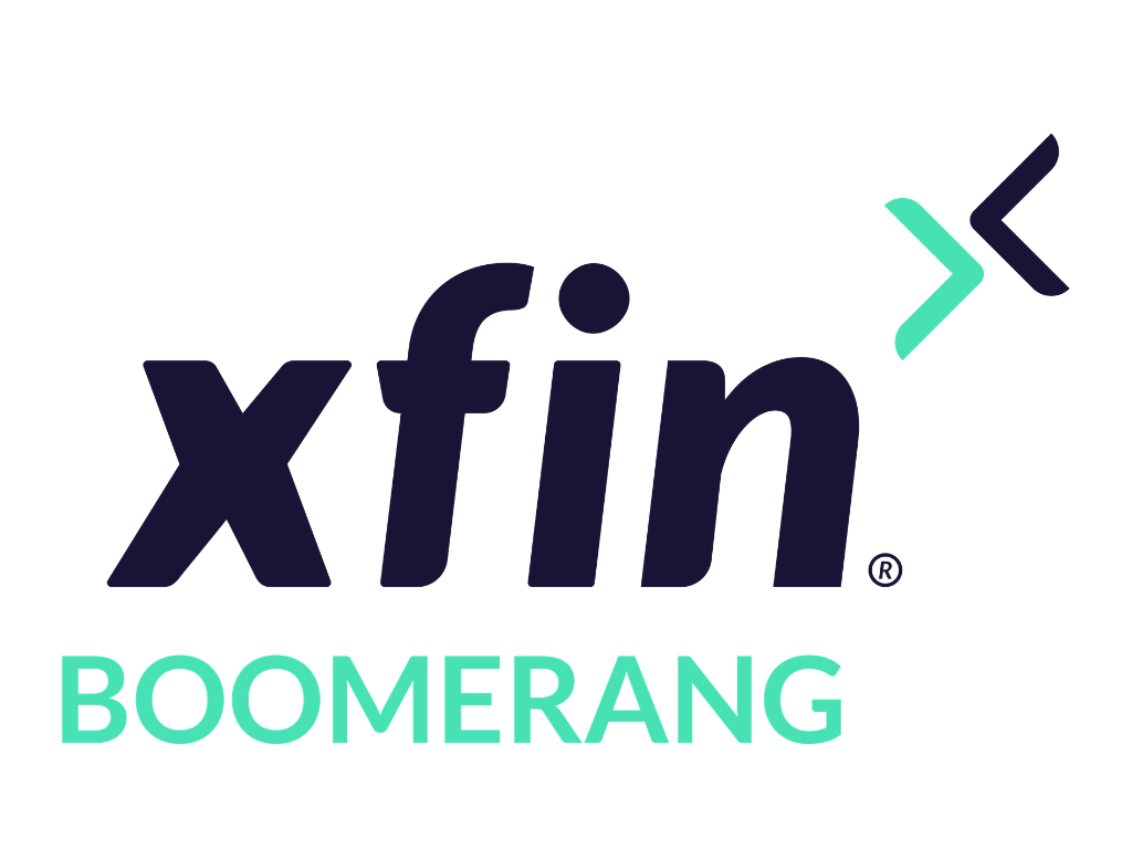 Logótipo Xfin BOOMERANG